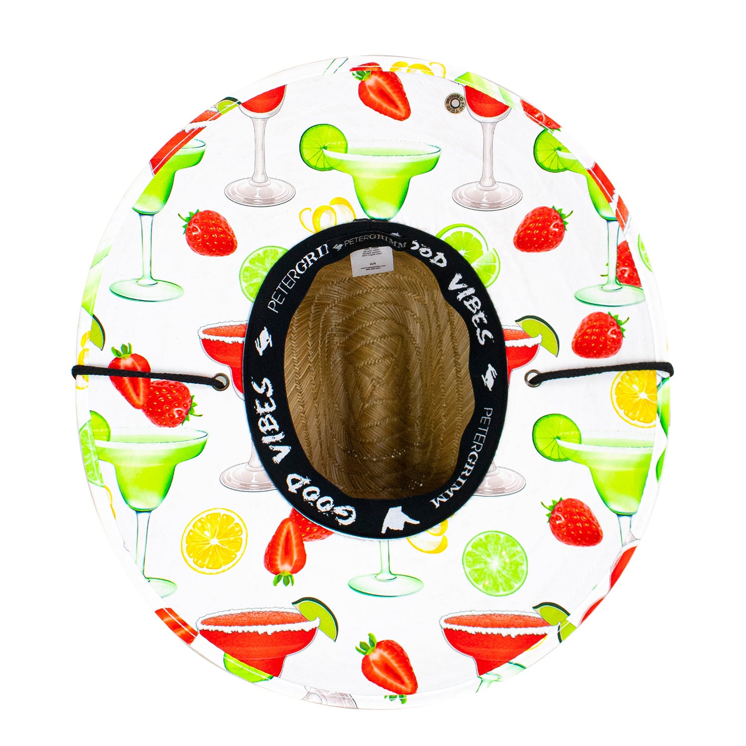 Margaritas Straw Lifeguard Hat Doba